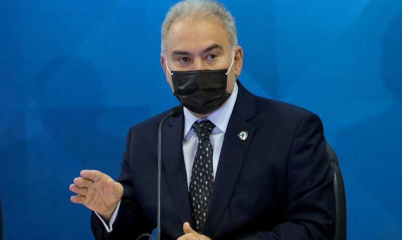 Ministro da Sa&uacute;de, Marcelo Queiroga, destacou sobre a data de in&iacute;cio da vacina&ccedil;&atilde;o contra a Covid-19 – Foto: Wilson Dias/Ag&ecirc;ncia Brasil/ND