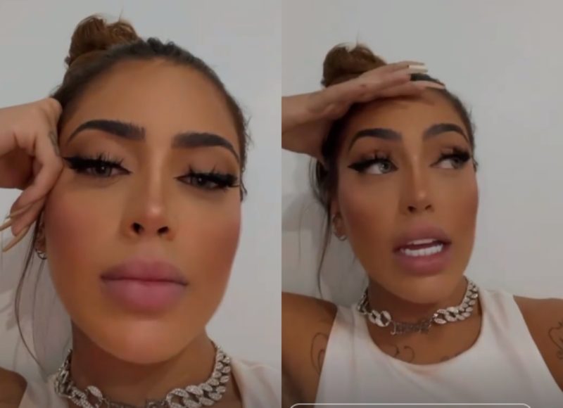 DJ conta detalhes da agress&atilde;o sofrida por MC Mirella, atingida por copo de bebida durante show em Florian&oacute;polis – Foto: Reprodu&ccedil;&atilde;o/Internet