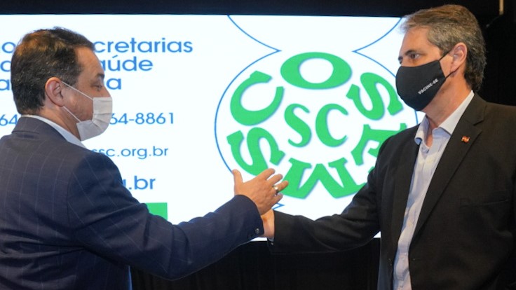 Carlos Mois&eacute;s e Andr&eacute; Motta Ribeiro, ambos pr&eacute;-candidatos em 2022 – Foto: Ricardo Wolffenb&uuml;ttel/Divulga&ccedil;&atilde;o/ND