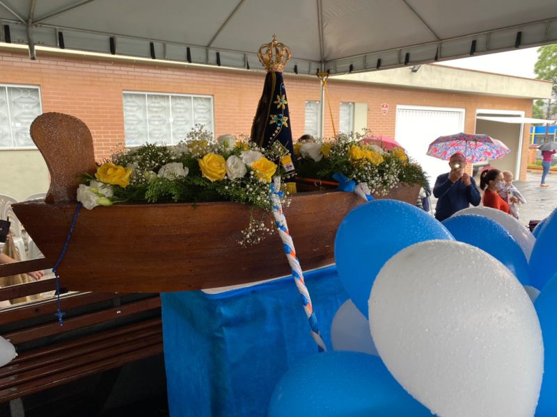 Celebra&ccedil;&atilde;o a Nossa Senhora Aparecida em Blumenau – Foto: Mois&eacute;s Stuker/NDTV