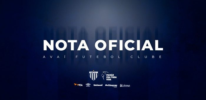 Nota Oficial do Ava&iacute; assinada pelo vice do clube, Amaro L&uacute;cio da Silva acena para a uni&atilde;o de todos em busca do acesso – Foto: Ava&iacute;/reprodu&ccedil;&atilde;o