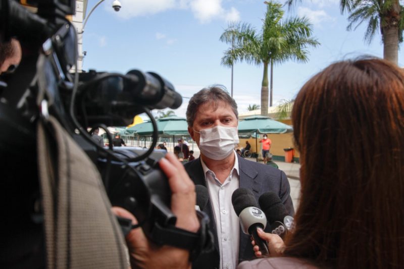 Daniel Paladino após reunião sobre segurança e estrutura do Mercado Público de Florianópolis