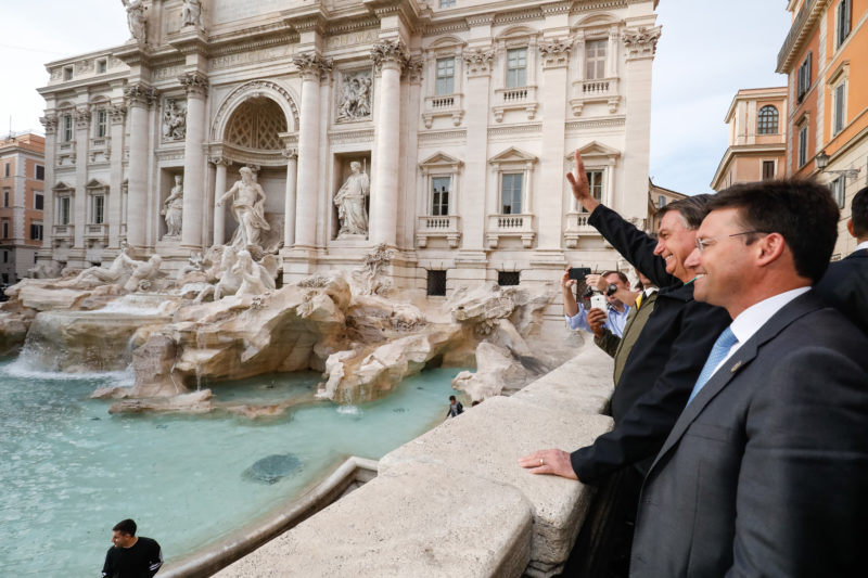 Passeio no centro de Roma Foto: Alan Santos/PR/ND