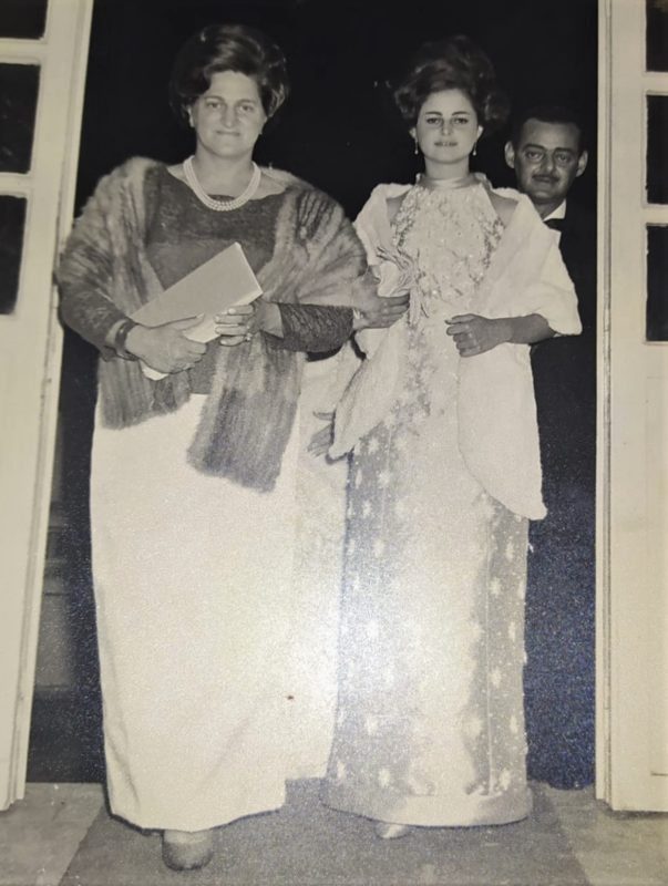 Família Atherino em noite de gala no Lira Tênis Clube, em 1967 &#8211; Foto: Divulgação/ND