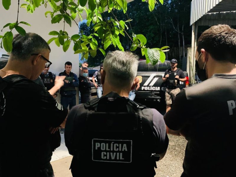 Investiga&ccedil;&atilde;o apontou que roubo foi forjado e teve a ajuda do motorista – Foto: Pol&iacute;cia Civil/Divulga&ccedil;&atilde;o