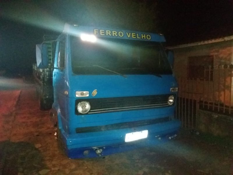 Bateria furtada pertencia ao dono de um caminh&atilde;o – Foto: Pol&iacute;cia Militar/ND