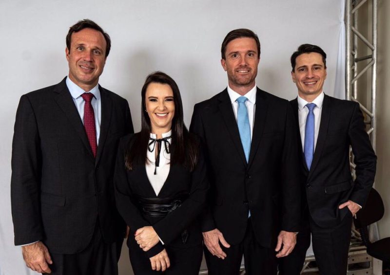 Rafael Horn, Cláudia Prudêncio e Rafael Búrigo são pré-candidatos na chapa estadual e nacional – Foto: David Welter/Divulgação/NDmais