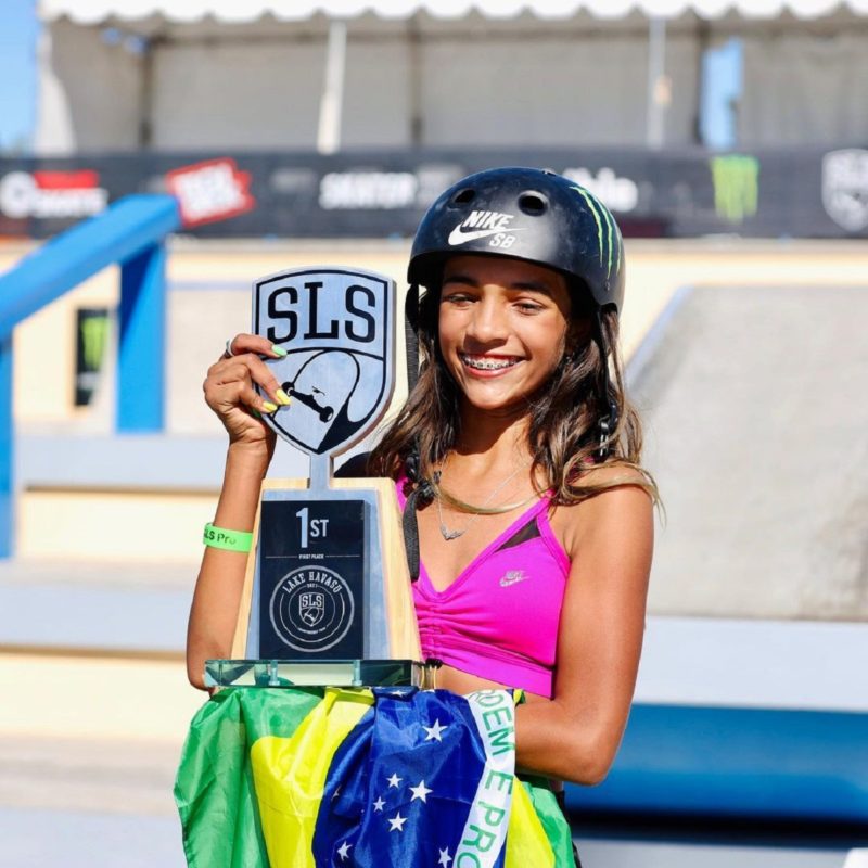 Rayssa Leal vence a segunda etapa consecutiva da SLS &#8211; Foto: Reprodução/Instagram