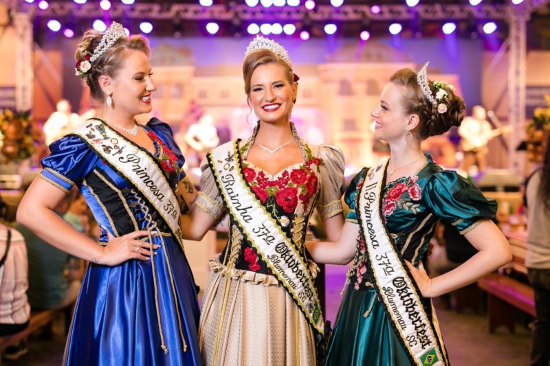 Realeza da Oktoberfest estar&aacute; presente no Fort de Blumenau neste fim de semana – Foto: Divulga&ccedil;&atilde;o/ND