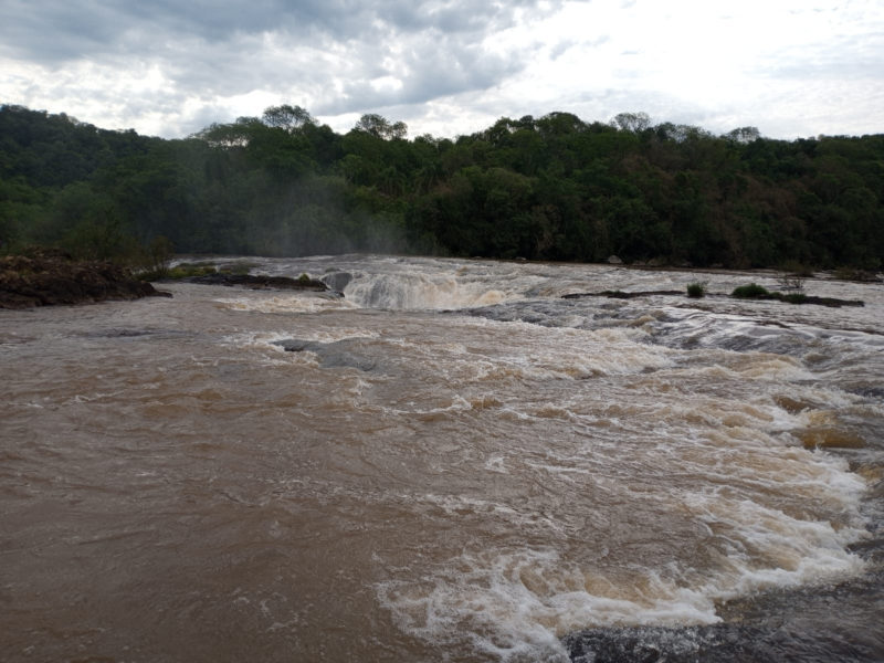 Rio Chapecozinho, no Oeste, teve incremento no volume de água com as chuvas de setembro. &#8211; Foto: Divulgação/DCSC