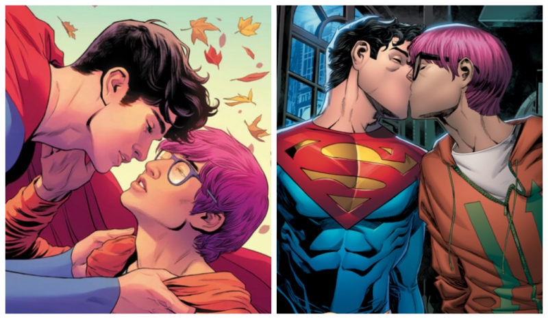 superman bissexual com direito a beijos