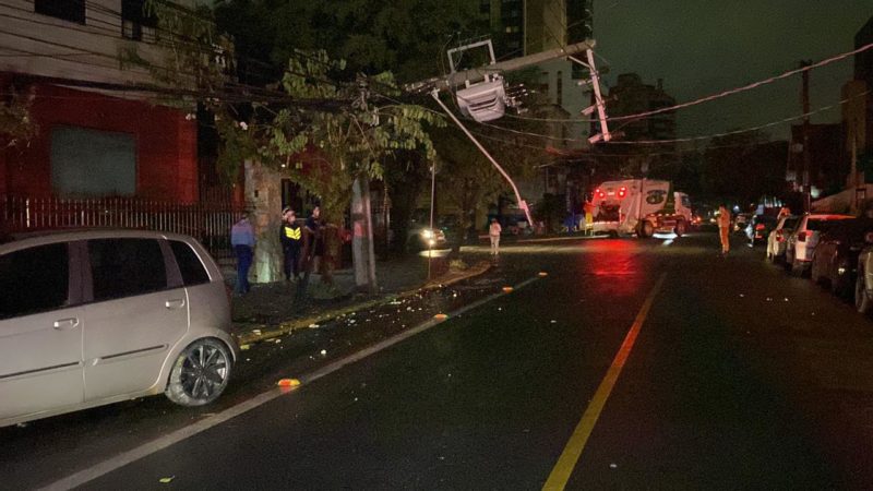 acidente aconteceu na região central de joinville