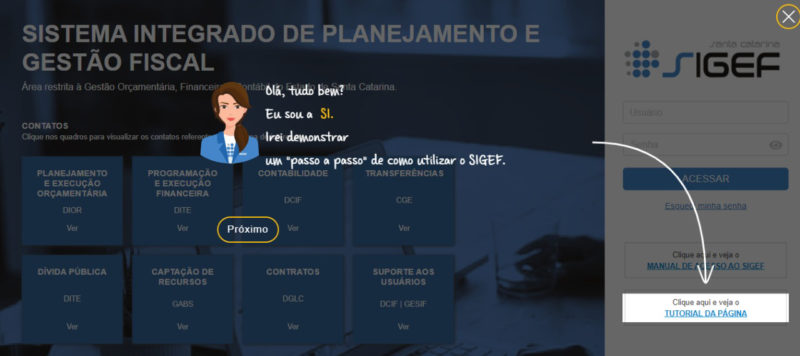 Sigef, sistema integrado de planejamento e gestão fiscal – Foto: Divulgação