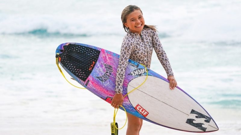 Sky Brown fará sua estreia no surfe profissional em etapa realizada na Praia Mole, em Florianópolis &#8211; Foto: WSL/Divulgação/ND