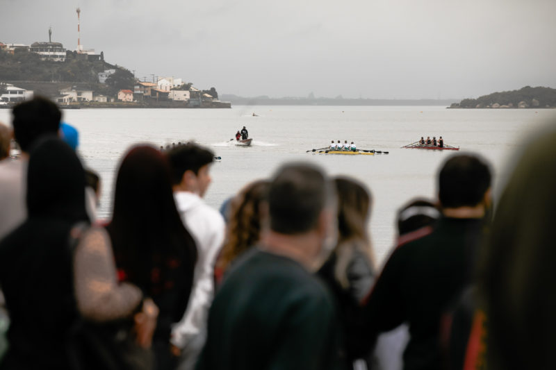 Por conta do tempo, a organização cancelou o canoe infantil feminino, pratitcado por atletas com idades entre 11 e 12 anos. A modalidade será realizada no dia 30 de outubro . – Foto: José Somens/ND