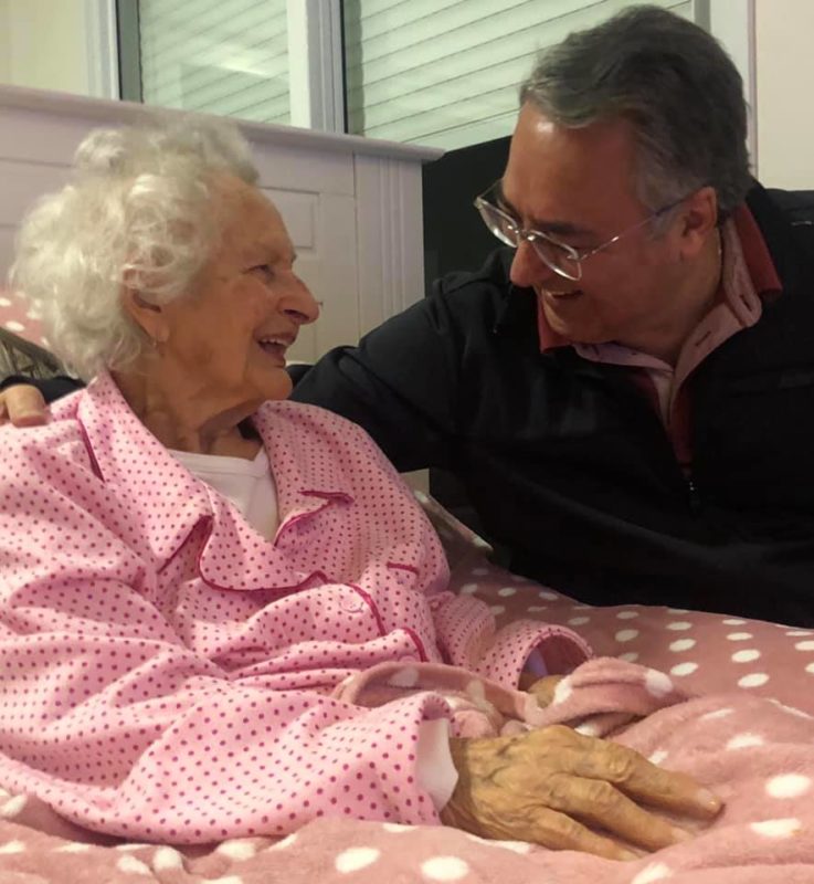 Colombo dedicava carinho especial &agrave; m&atilde;e – Foto: Divulga&ccedil;&atilde;o