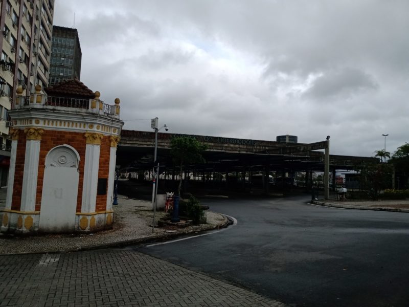 Terminal Cidade de Florian&oacute;polis, no Centro de Florian&oacute;polis – Foto: Fabio Gadotti