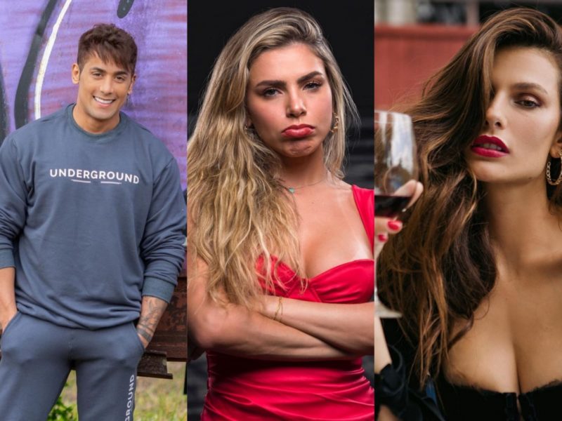 Tiago Piquilo, Erika e Dayane Mello estavam na berlinda da semana – Foto: Reprodu&ccedil;&atilde;o/Internet