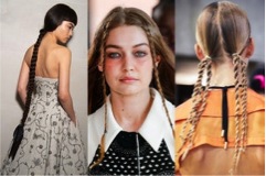 Tr&ecirc;s formas de penteados com tran&ccedil;as que s&atilde;o tend&ecirc;ncias para a primavera. -Reprodu&ccedil;&atilde;o: Acervo Carol Barragana/ND – Foto: trançinhas