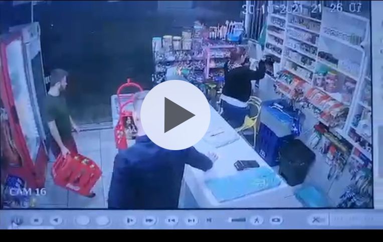 Criminosos entraram no estabelecimento e anunciaram o assalto – Foto: Reprodu&ccedil;&atilde;o/ND