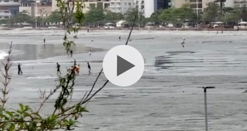 Areia movediça em Balneário Camboriú? Entenda o que acontece onde