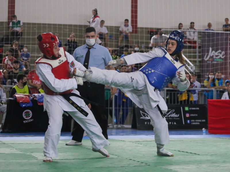 Competição entre as mulheres: deu São José entre as meninas – Foto: Fesporte/divulgação
