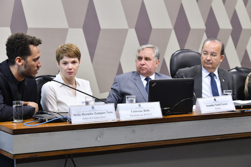 CPI sobre a situa&ccedil;&atilde;o das v&iacute;timas e familiares do acidente da Chapecoense – Foto: Jane de Ara&uacute;jo/Ag&ecirc;ncia Senado/ND