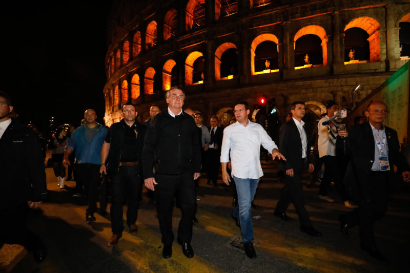 (Roma – It&aacute;lia, 31/10/2021) Visita&ccedil;&atilde;o &agrave; Piazza del Colosseo. – Foto: Alan Santos/ND