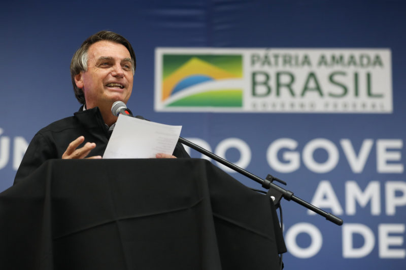 Jair Bolsonaro e a adesão de partidos em Santa Catarina; presidente revelou aos seus apoiadores que deve se filiar ao novo partido &#8220;essa semana&#8221; &#8211; Foto: Isac Nóbrega/PR/ND