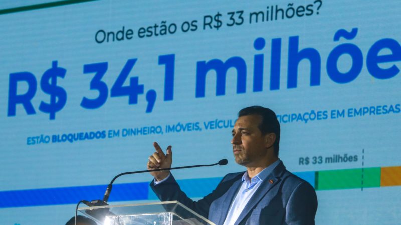 Na &eacute;poca, Carlos Mois&eacute;s falou sobre o trabalho para recupera&ccedil;&atilde;o judicial do dinheiro gasto na compra dos respiradores fantasmas – Foto: Julio Cavalheiro/Divulga&ccedil;&atilde;o/ND