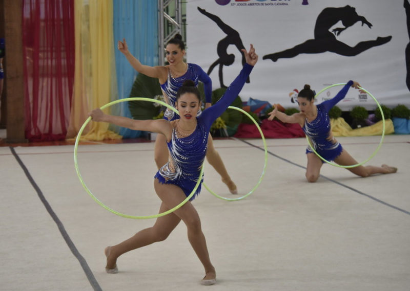 Gin&aacute;sticas ritimica e art&iacute;stica ser&atilde;o destaque, nesta sexta-feira, na edi&ccedil;&atilde;o 60&ordf; do JASC – Foto: From Conradi/Fesporte/divulga&ccedil;&atilde;o/ND