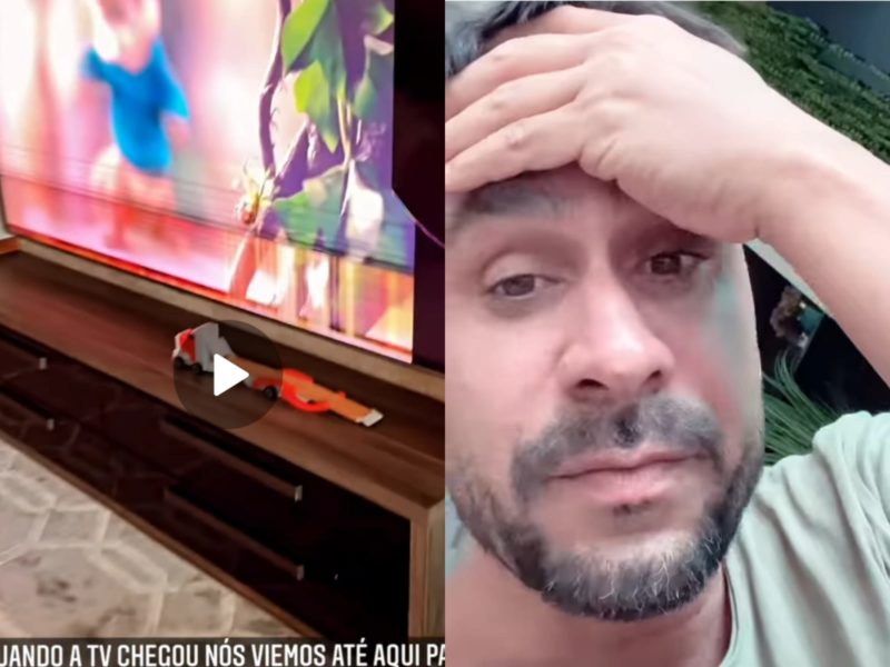 Júlio Rocha contou com exclusividade ao ND+ quanto custa TV dos sogros – Foto: Reprodução/Internet