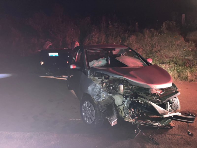 Ve&iacute;culos ficaram destru&iacute;dos com a viol&ecirc;ncia do impacto – Foto: Divulga&ccedil;&atilde;o/ND