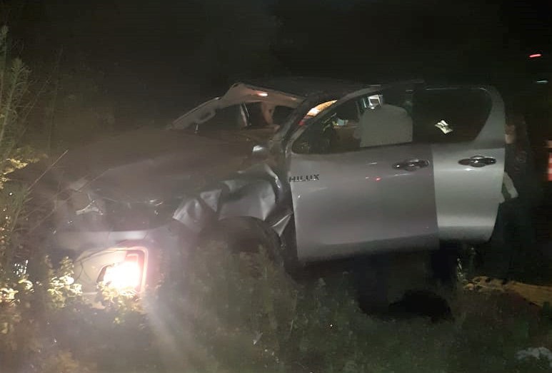 Acidente aconteceu na madrugada desta quarta-feira (17), na BR-280 – Foto: Bombeiros Militares/Divulga&ccedil;&atilde;o/ND