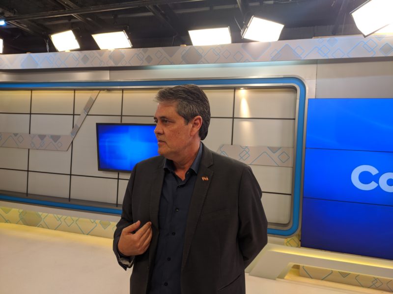 Andr&eacute; Motta Ribeiro fala sobre o momento atual da pandemia em SC – Foto: Ian Sell/ND