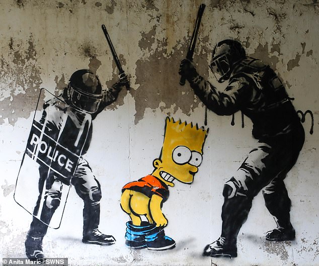 Doente terminal foi homenageado por Banksy &#8211; Foto: Internet/Divulgação/ND