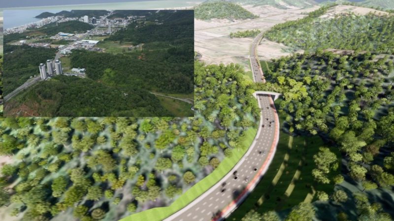 Expectativa é que obra duplique a capacidade viária da região – Foto: Prefeitura de Itajaí/Divulgação