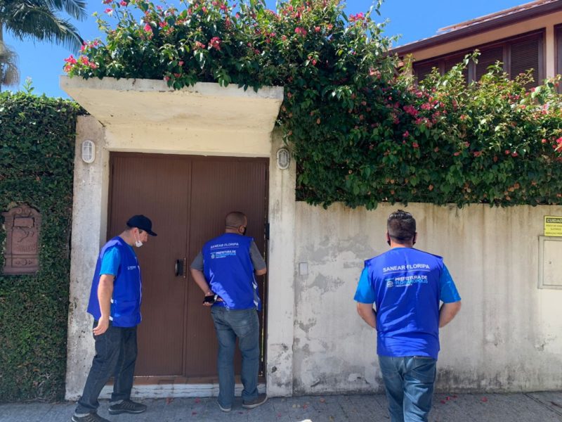 Casas foram notificadas no Rio Vermelho – Foto: Elvio Weber/Floripa Se Liga Na Rede/Divulga&ccedil;&atilde;o/ND