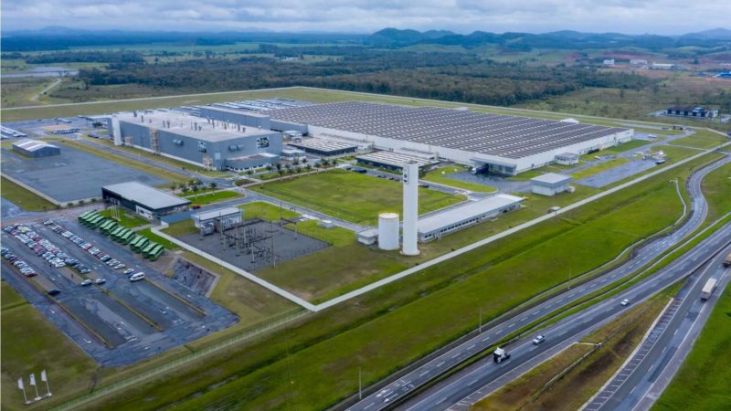 F&aacute;brica da BMW em Araquari. – Foto: Divulga&ccedil;&atilde;o Grupo SCIndustrial Land