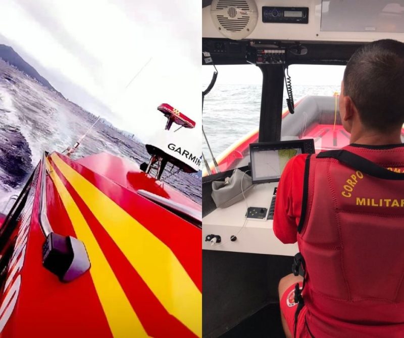 Pescador de 46 anos desapareceu na &uacute;ltima sexta-feira (12) durante pescaria em alto mar – Foto: Corpo de Bombeiros Militar/Divulga&ccedil;&atilde;o