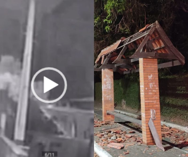 Uma pessoa morreu e outra ficou ferida em grave acidente em Penha – Foto: Reprodu&ccedil;&atilde;o/ND