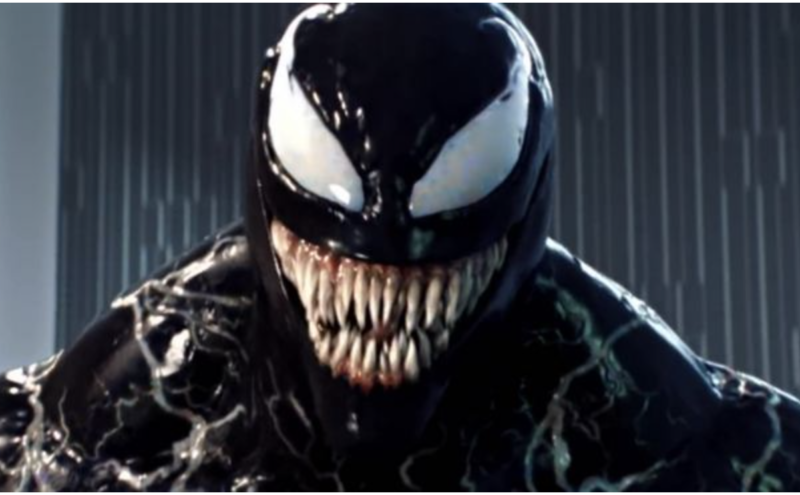 O personagem Venom, inimigo do Homem-Aranha, semelhante ao ca&ccedil;&atilde;o-v&iacute;bora – Foto: Reprodu&ccedil;&atilde;o