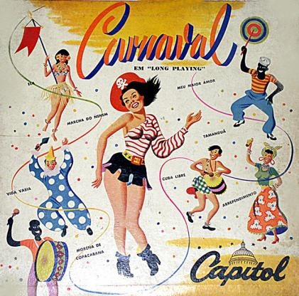 “Carnaval”, primeiro LP produzido no Brasil, de 1951 – Foto: Internet/Reprodu&ccedil;&atilde;o/ND