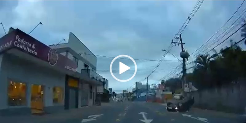 Vídeo: corrida nos EUA tem pista com cruzamento de carros