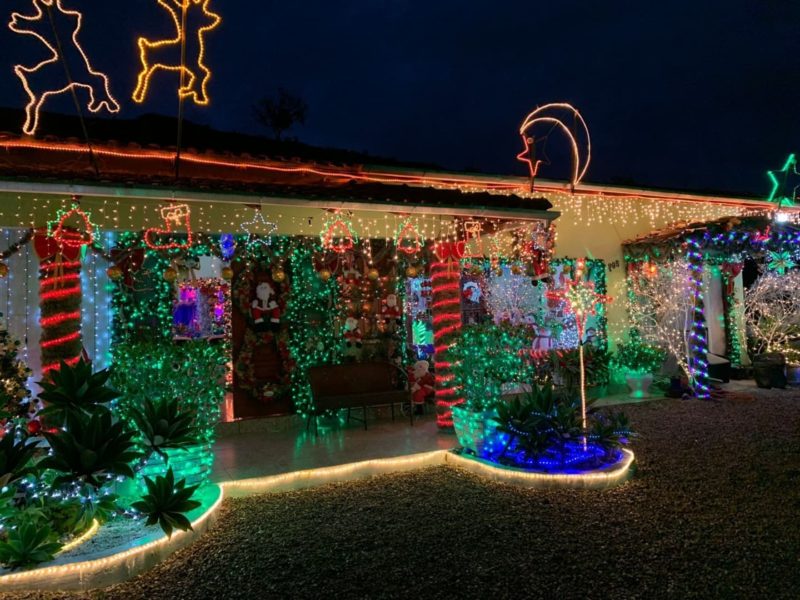 Casa de Natal do Brilhante reabre com decora&ccedil;&atilde;o com mais de 290 l&acirc;mpadas – Foto: Casa de Natal Brilhante/Divulga&ccedil;&atilde;o