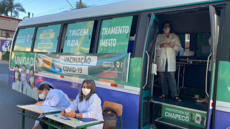 Iniciativa prevê vacinar a população chapecoense &#8211; Foto: Prefeitura de Chapecó/Divulgação/ND