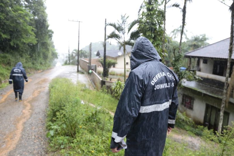 Chuvas volumosas estão previstas para esta quinta-feira (18) em Joinville -