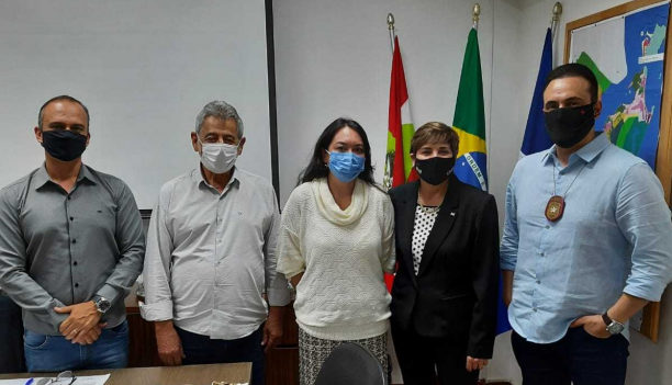 Reuni&atilde;o serviu de apoio para pedir instala&ccedil;&atilde;o de delegacia regional em S&atilde;o Francisco do Sul – Foto: Divulga&ccedil;&atilde;o/ND