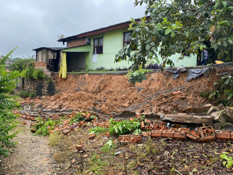 Chuvas em SC vêm causando estragos principalmente no Norte do Estado