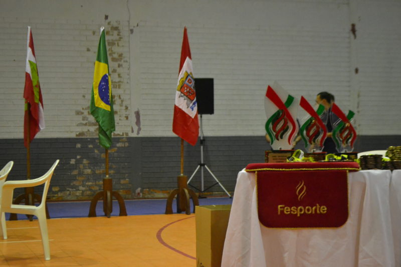 <a href="https://ndmais.com.br/?s=boxe">Boxe</a> realizado na 60ª edição do Jasc não contou pontos no geral por ser uma modalidade em apresentação, mas premiou os grandes campeões da noite – Foto: Diogo de Souza/ND